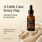benefits wali: Razo Niyaz Intimate Firming & Care Serum 30ml dropper bottle surrounded by product benefit icons and text.