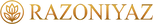 Razo Niyaz gold botanical logo and brand name with the tagline Care that makes a difference.