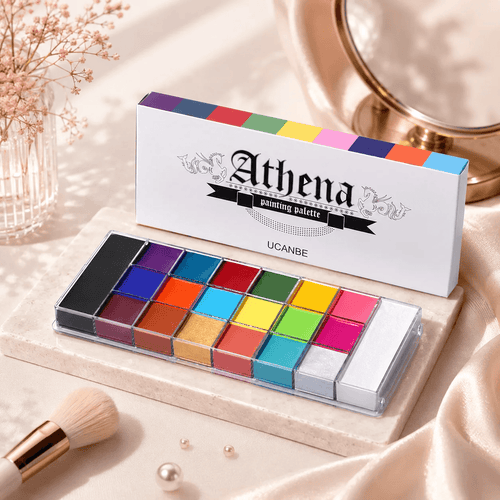 All in one Color Palette with 20 Shades For Lips, Blushes, Eyeshadows and Foundation